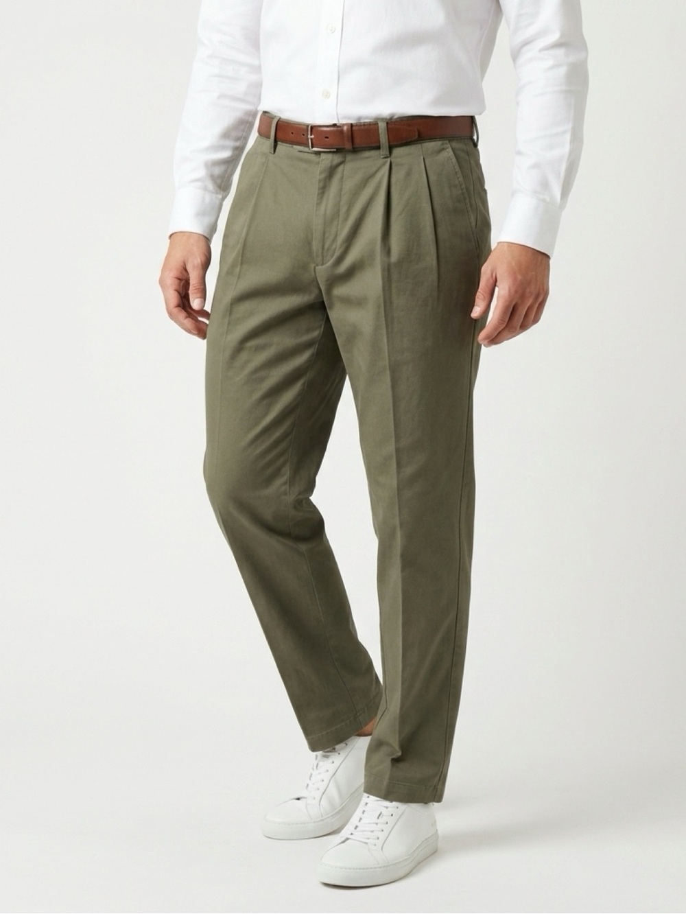 Jos. A. Bank Traveler's Collection Dress Pants Mens 36x30 Gray Pleated - Picture 7 of 8
